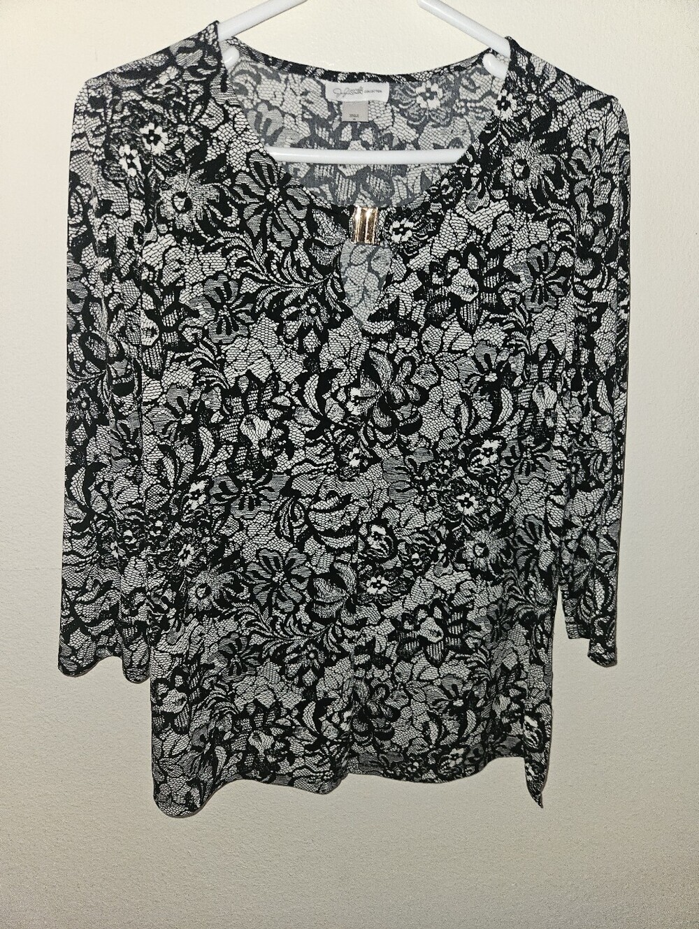 Jacklyn Smith Vintage Womans Long Sleeve Blouse Size M